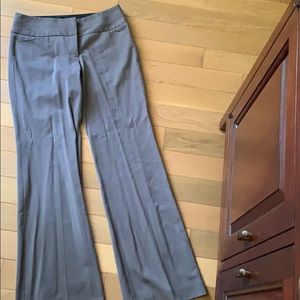 Brown wide leg work pants